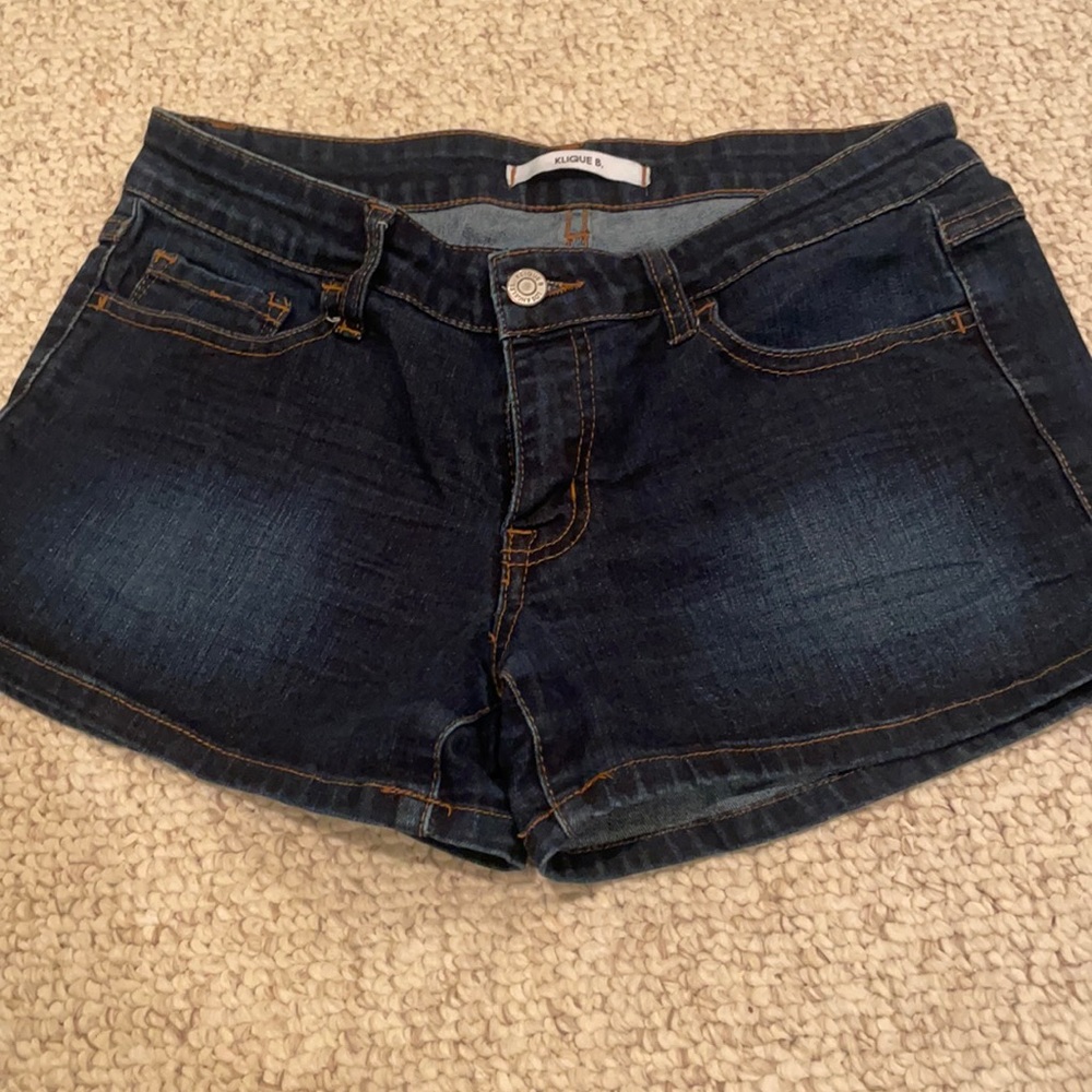 Denim shorts